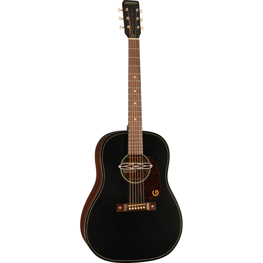 Gretsch Jim Dandy™ Deltoluxe Dreadnought Acoustic Electric Guitar, Black Top - View 4 | MusicMarket