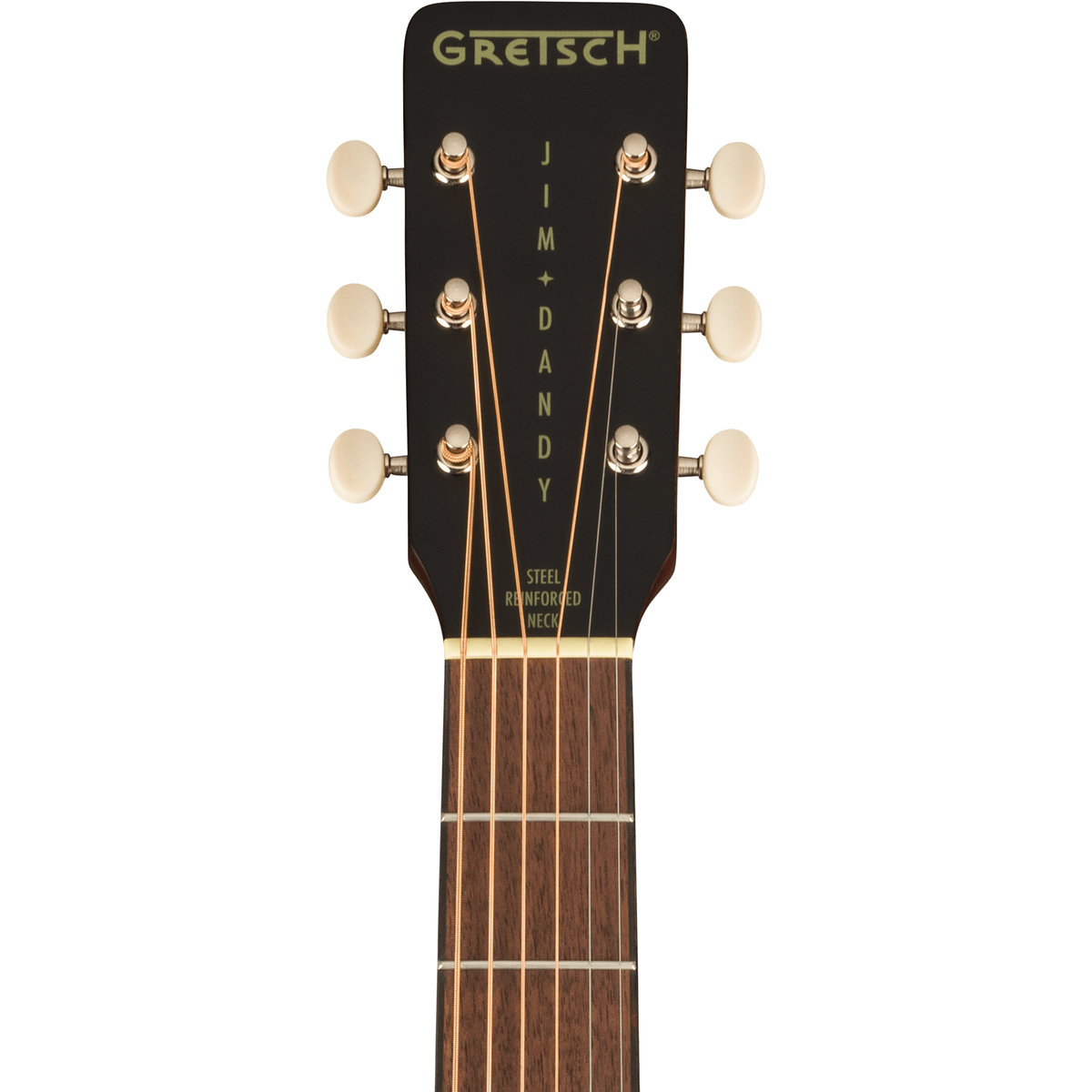 Gretsch Jim Dandy™ Deltoluxe Dreadnought Acoustic Electric Guitar, Black Top - View 5 | MusicMarket