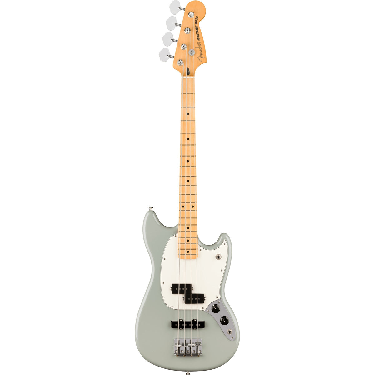 Fender Player II Mustang Bass PJ Electric Bass Guitar, Maple Fingerboard - Cactus Gray - MusicMarket