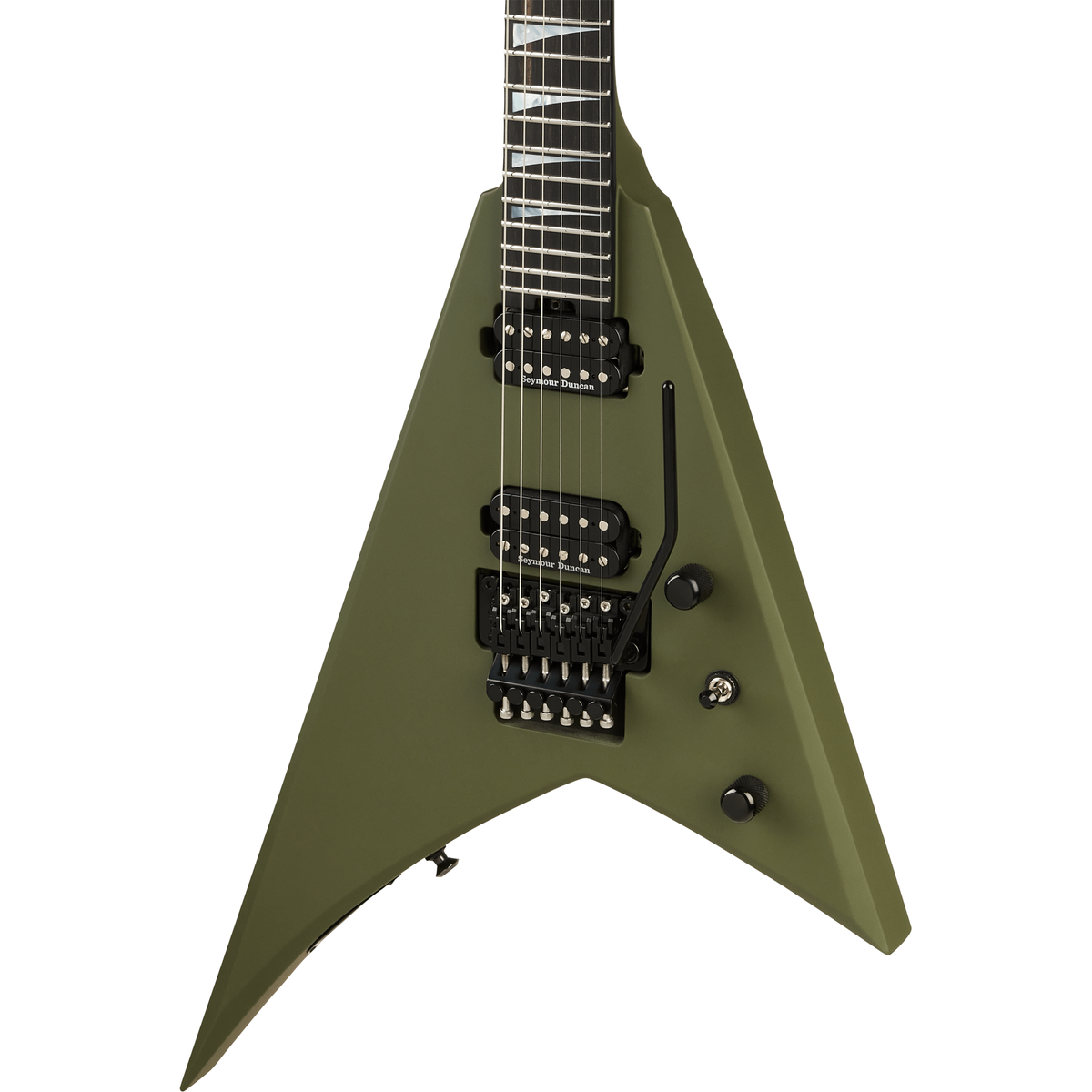 Jackson American Series Rhoads RR24 Electric Guitar - Matte Army Drab - View 7 | MusicMarket