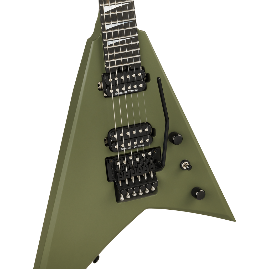 Jackson American Series Rhoads RR24 Electric Guitar - Matte Army Drab - View 6 | MusicMarket
