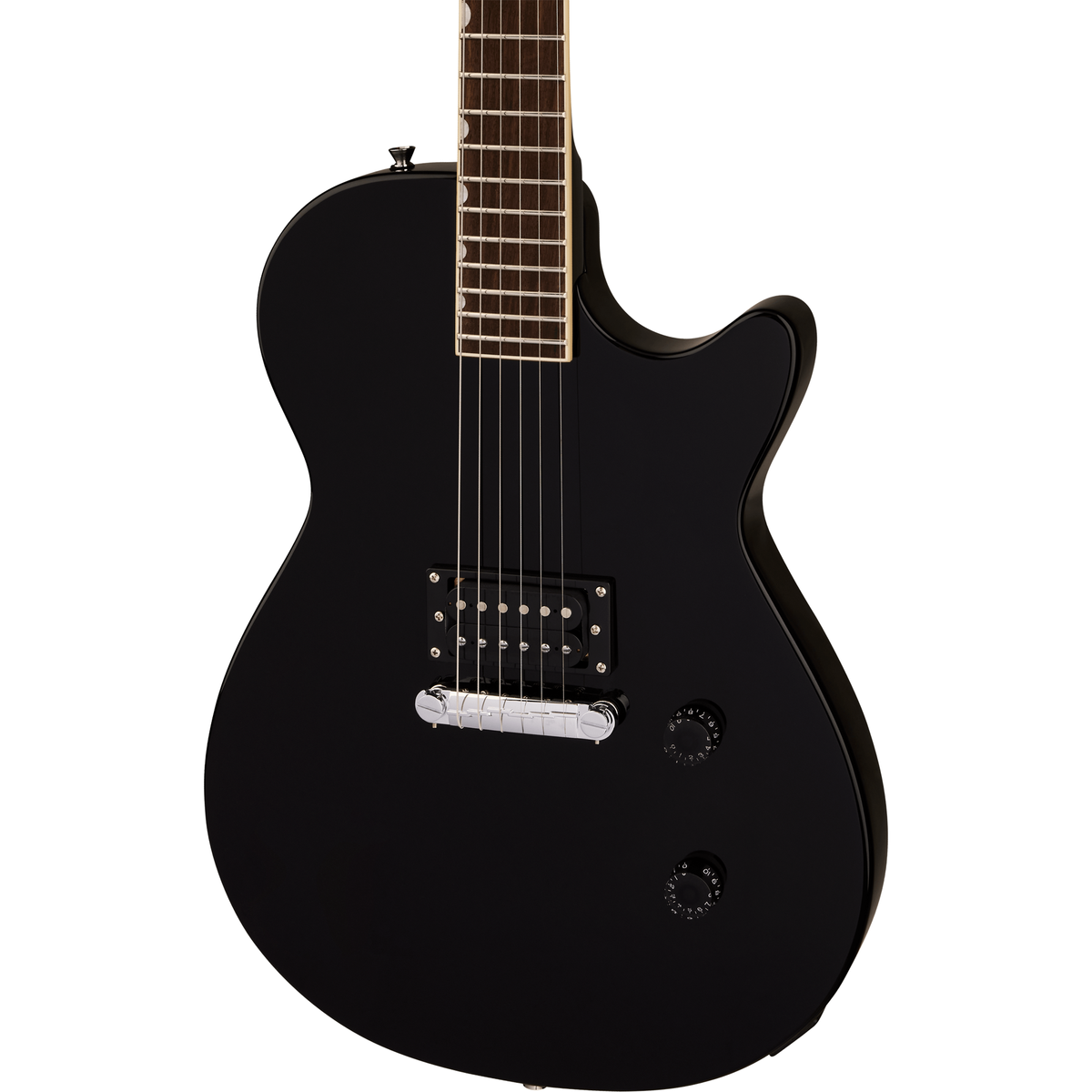 Gretsch Streamliner Jet Club 1 Pickup Electric Guitar - Laurel Fingerboard, Jet Black - MusicMarket