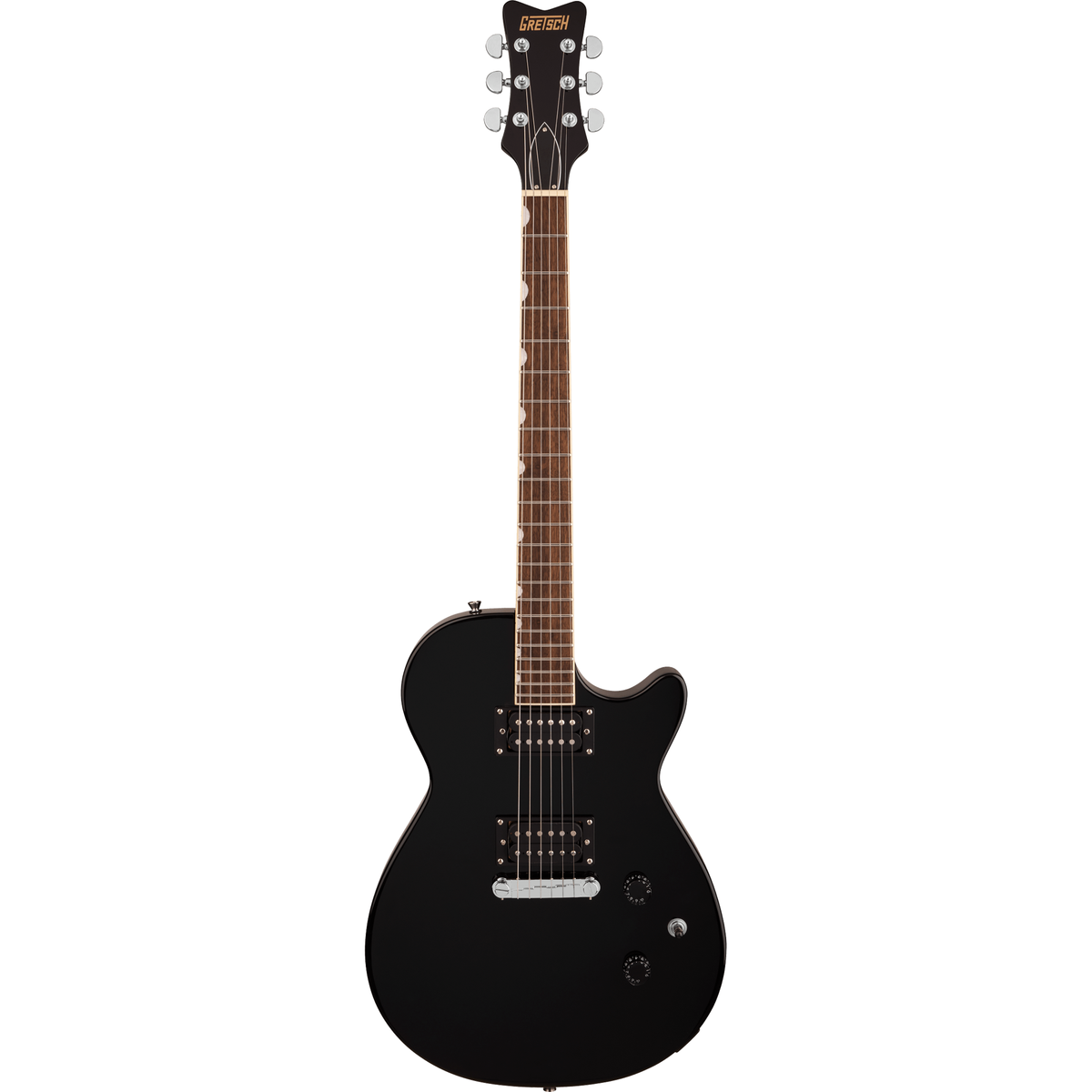 Gretsch Streamliner Jet Club Electric Guitar - Laurel Fingerboard, Jet Black - View 2 | MusicMarket