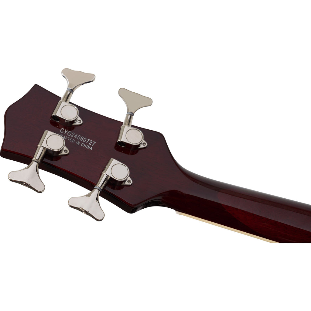Gretsch Streamliner Jet Club Bass - Single-Cut, Laurel Fingerboard, Walnut Stain - View 5 | MusicMarket