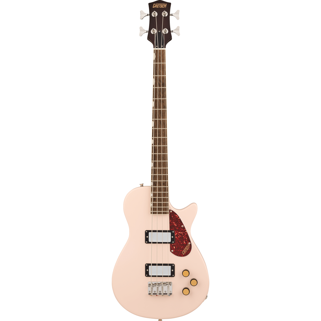 Gretsch Streamliner Jet Club Electric Bass - Laurel Fingerboard, Shell Pink - View 2 | MusicMarket