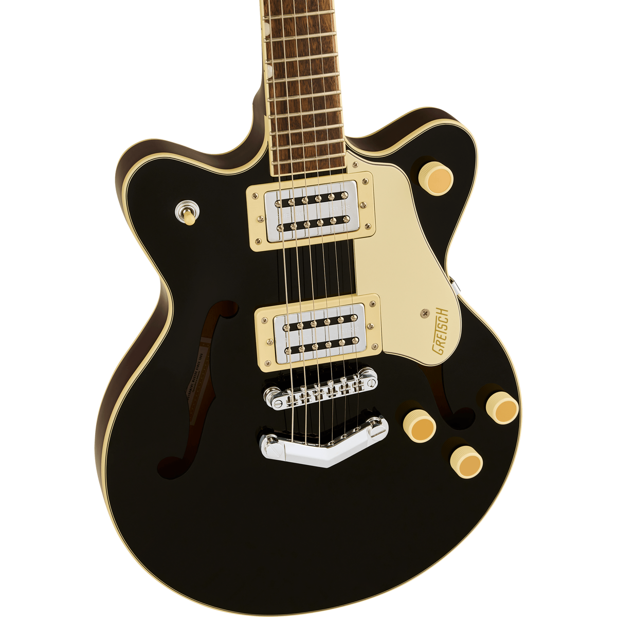Gretsch G2655 Streamliner Center Block Jr. Double-Cut Electric Guitar - Black - View 6 | MusicMarket