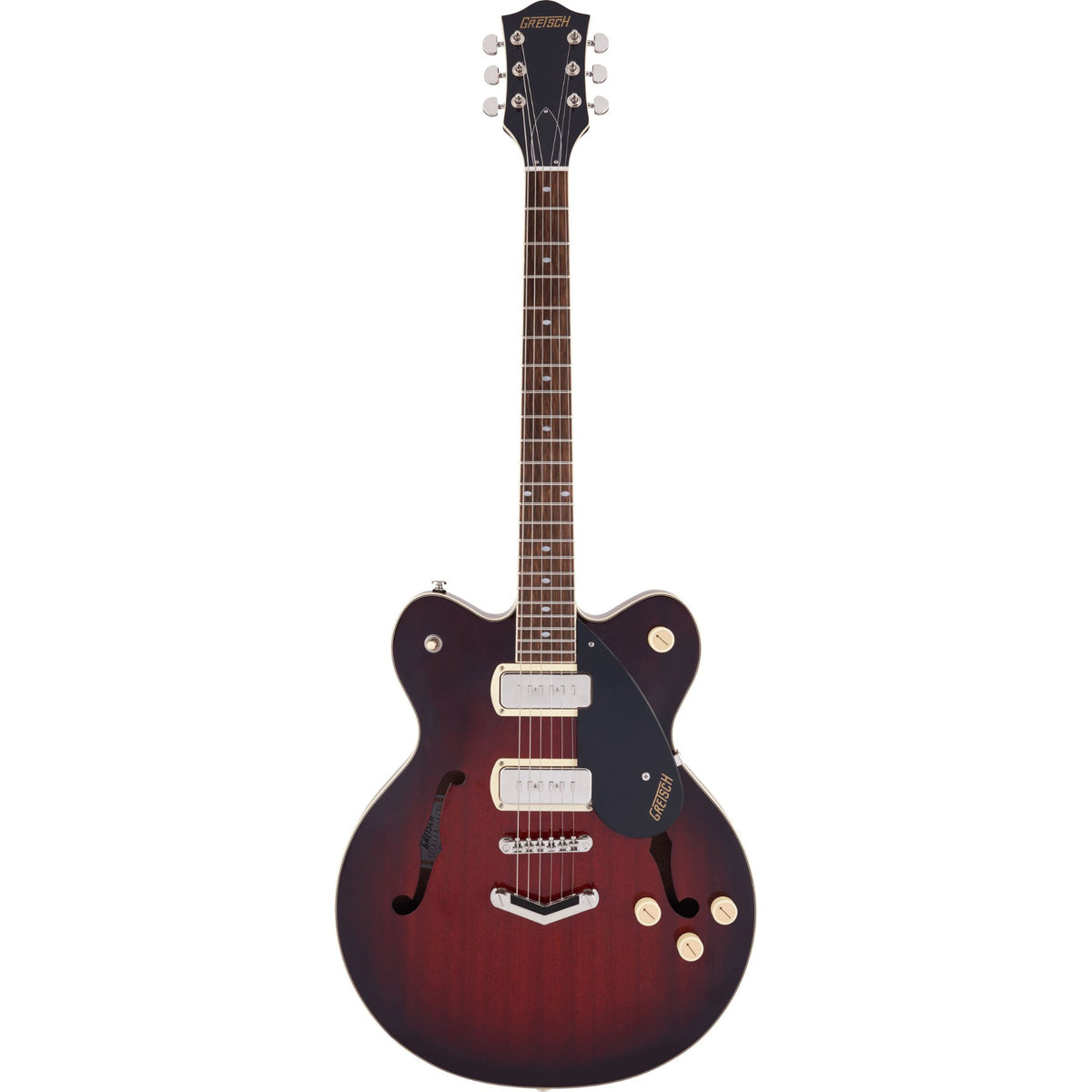 Gretsch G2622-P90 Streamliner Center Block Semi Hollow Electric Guitar, Claret Burst - View 5 | MusicMarket