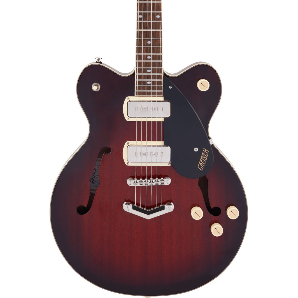 Gretsch G2622-P90 Streamliner Center Block Semi Hollow Electric Guitar, Claret Burst - MusicMarket