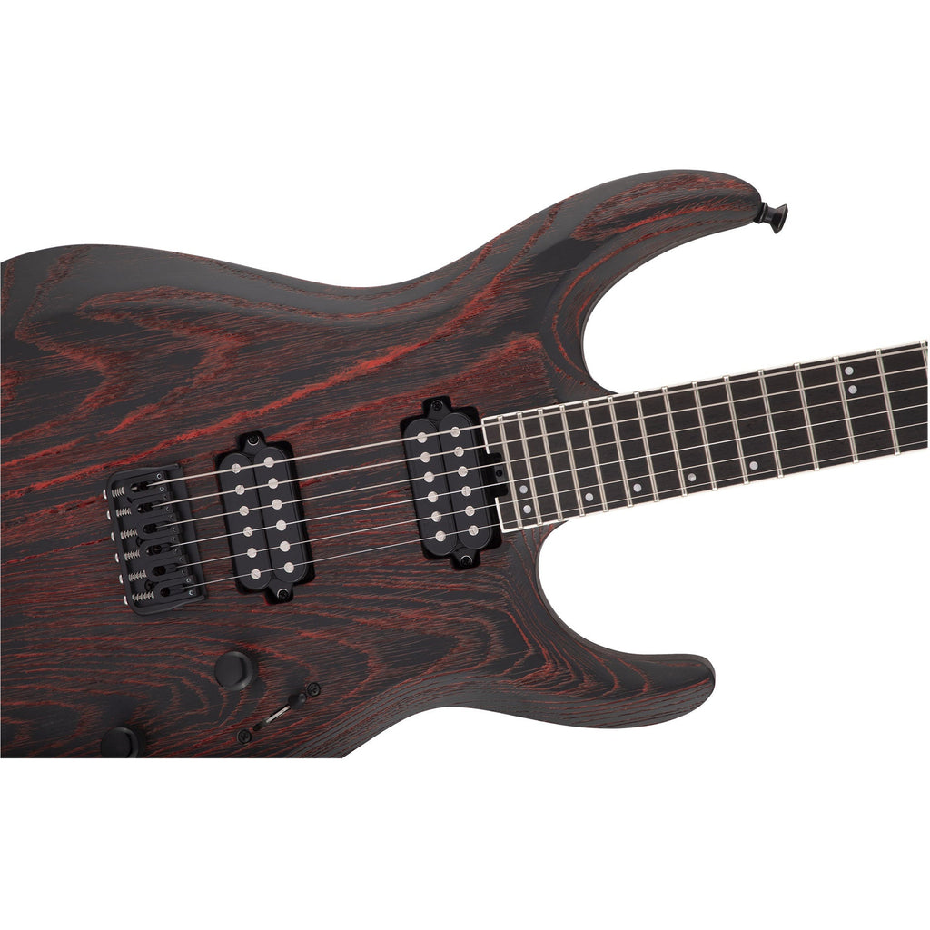 Jackson Pro Series Dinky® DK Modern Ash HT6 Electric Guitar, Baked Red - View 11 | MusicMarket