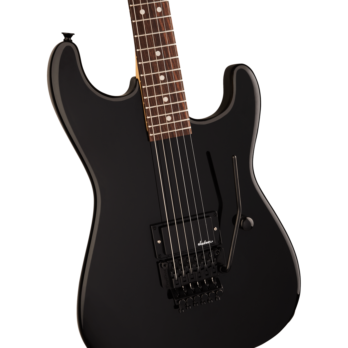 Jackson Pro Origins 1985 San Dimas SD1A H FR Electric Guitar - Gloss Black - View 6 | MusicMarket