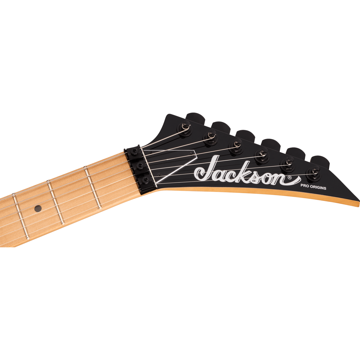 Jackson Pro Origins 1985 San Dimas SD1 HH FR Electric Guitar - Gloss Black - View 4 | MusicMarket