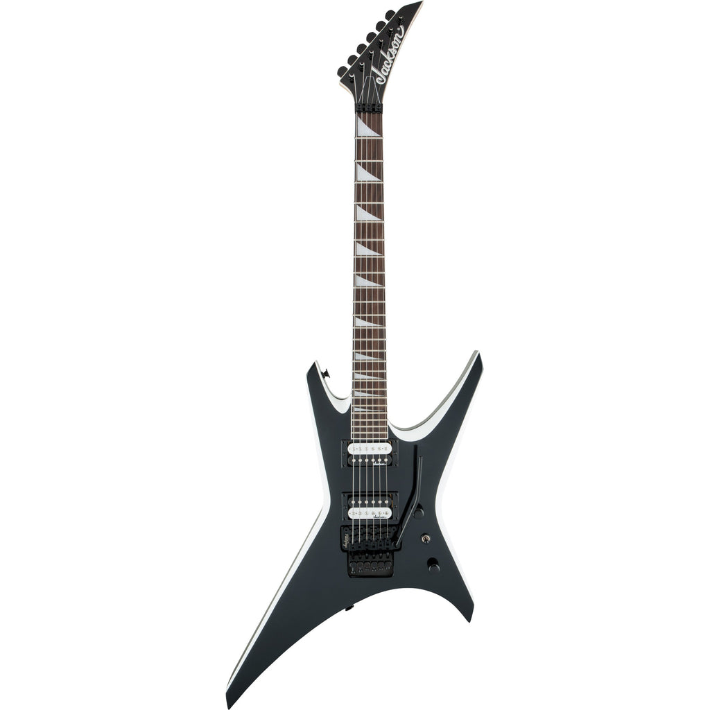 Jackson JS Series Warrior JS32 - Amaranth Fingerboard, Black with White Bevels - View 2 | MusicMarket