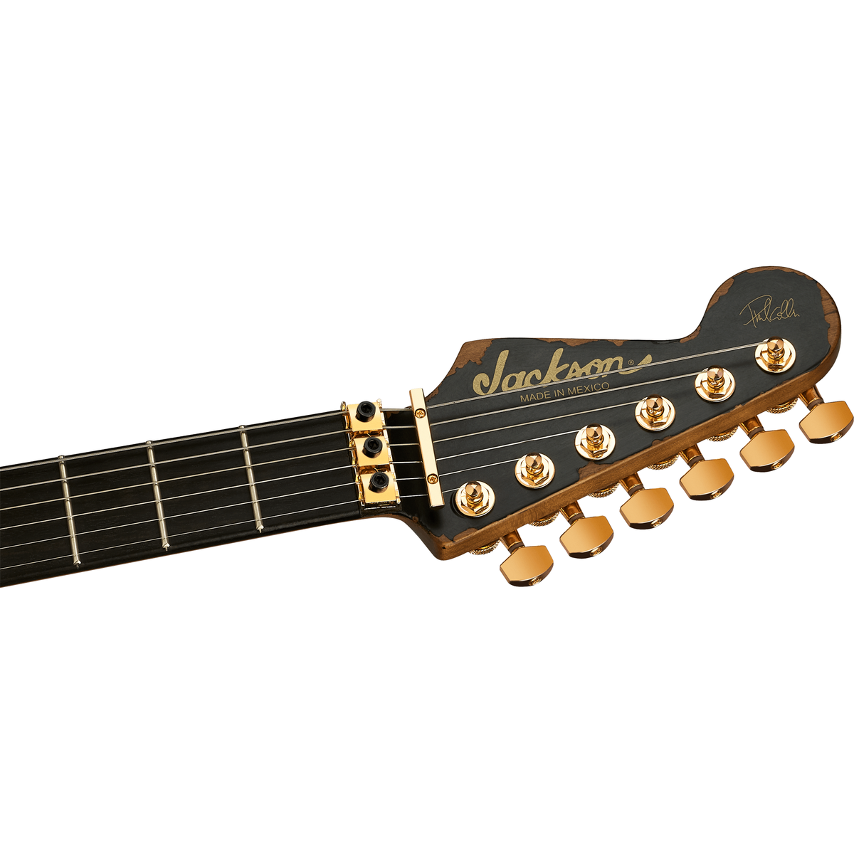 Jackson Pro Series Signature Phil Collen PC1-E Electric Guitar - Worn Black - View 4 | MusicMarket