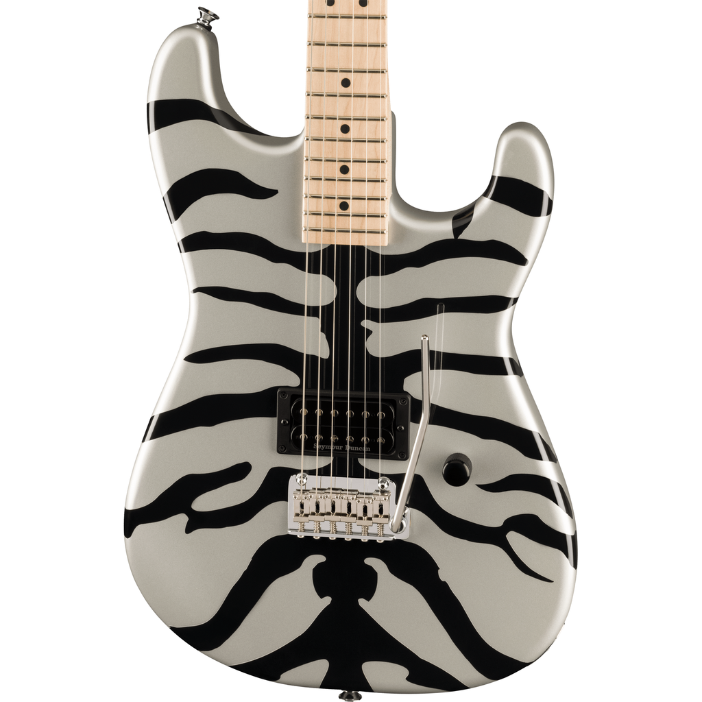 Charvel Super-Stock SD1 H 2PT M Electric Guitar - Silver Bengal - MusicMarket