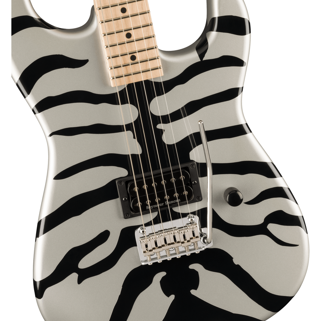 Charvel Super-Stock SD1 H 2PT M Electric Guitar - Silver Bengal - View 6 | MusicMarket