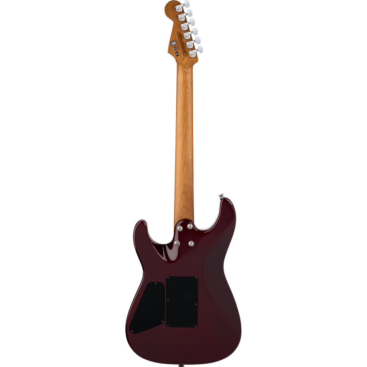 Charvel Pro-Mod Plus San Dimas Style 1 HH FR CM Electric Guitar - Sangria Burst - View 3 | MusicMarket