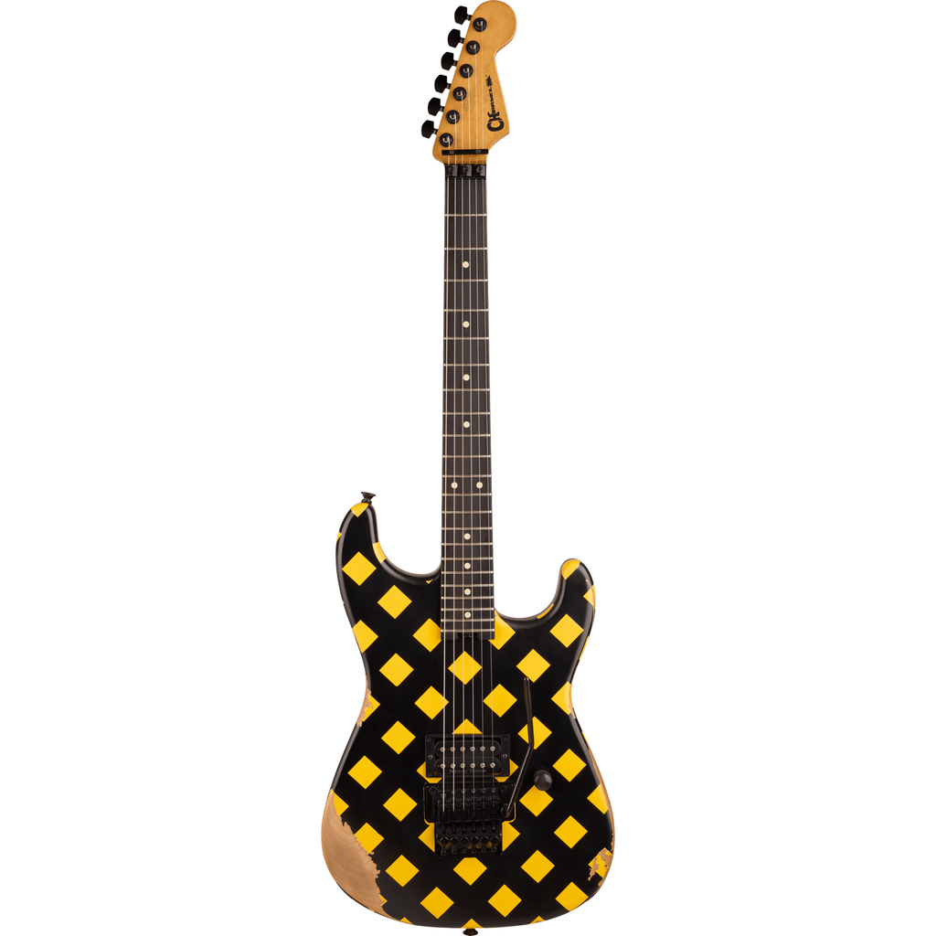 Charvel Super-Stock SD1 H FR EB Electric Guitar - Ebony Fingerboard, Diamond Life - View 2 | MusicMarket