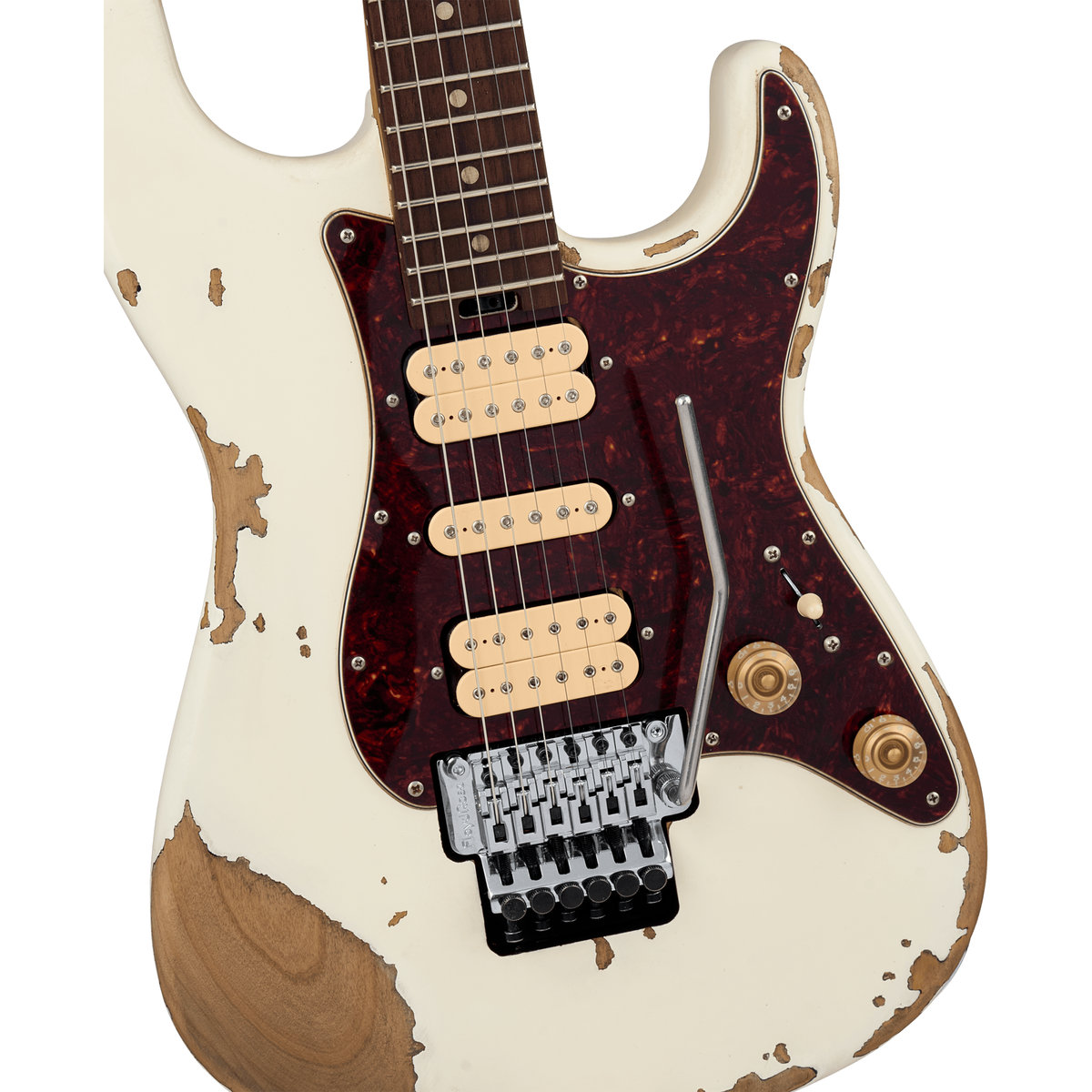 Charvel Super-Stock So-Cal Style 1 HSH FR RW Electric Guitar - Aged Arctic - View 6 | MusicMarket