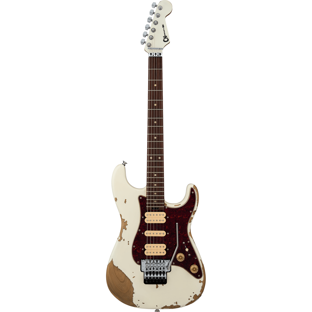 Charvel Super-Stock So-Cal Style 1 HSH FR RW Electric Guitar - Aged Arctic - View 2 | MusicMarket