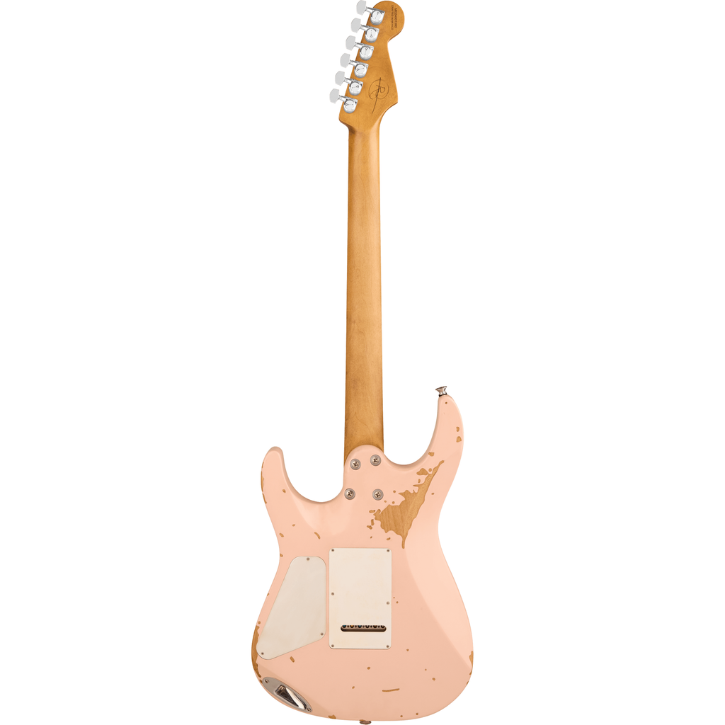 Charvel Pro-Mod Signature Rick Graham DK24 2PT CM Guitar - Worn Shell Pink - View 3 | MusicMarket