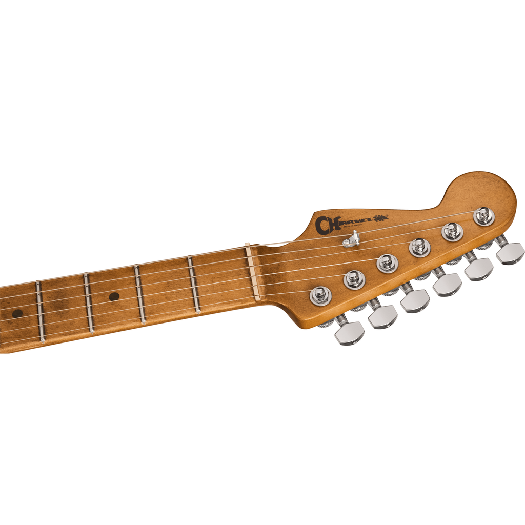 Charvel Pro-Mod Signature Rick Graham DK24 2PT CM Guitar - Worn Shell Pink - View 4 | MusicMarket