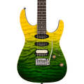 Charvel Pro-Mod Plus Dinky DK24 HSS 2PT EB QM Electric Guitar - Zombie Fade - MusicMarket