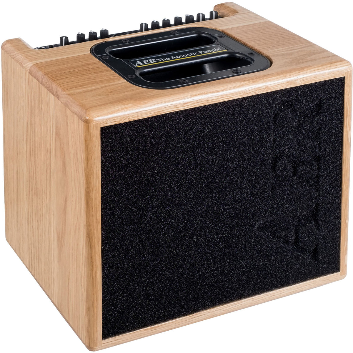 AER Compact 60/4 Acoustic Amplifier Cabinet - Natural Stained Oak - MusicMarket