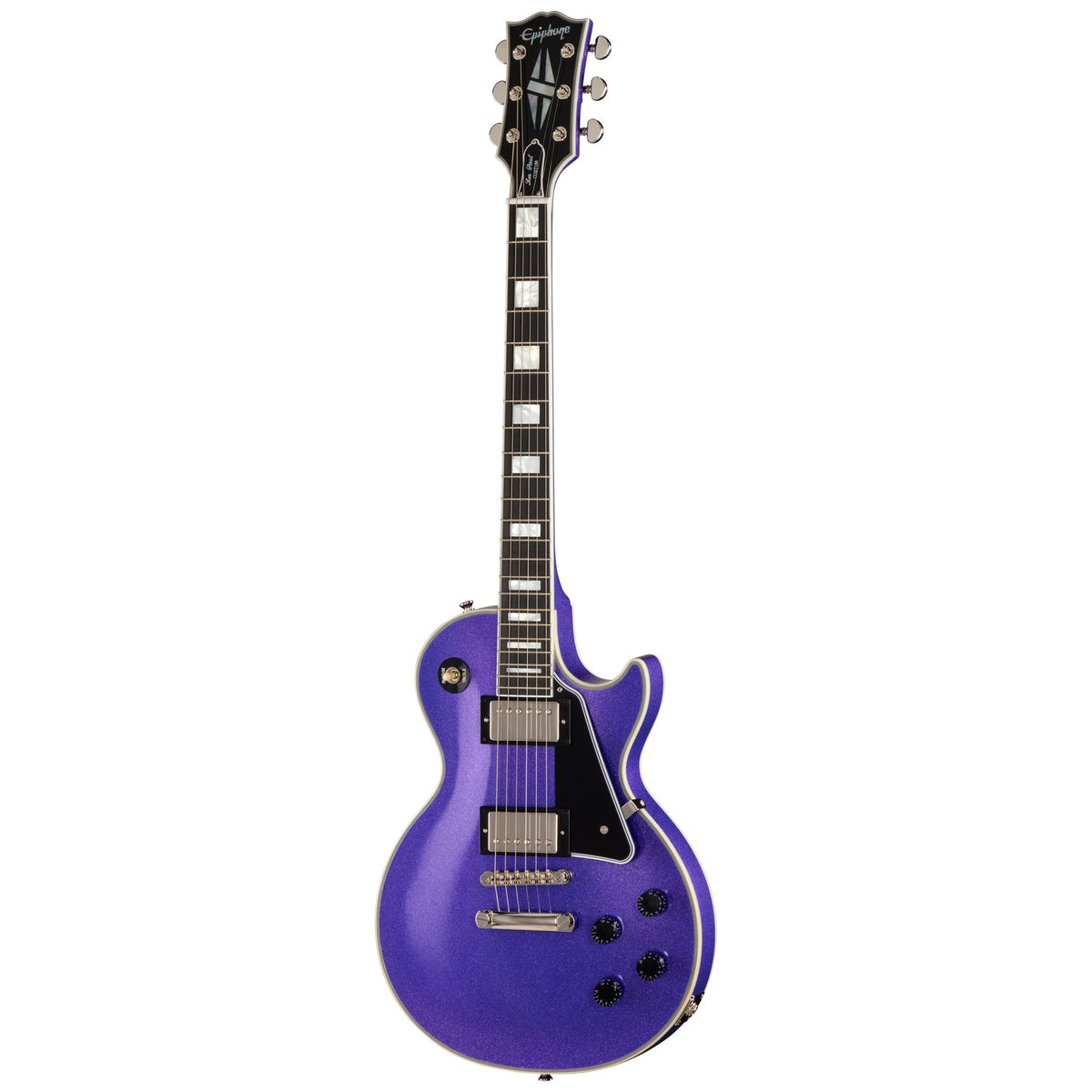 Epiphone Les Paul Custom Electric Guitar - Amethyst Sparkle - MusicMarket