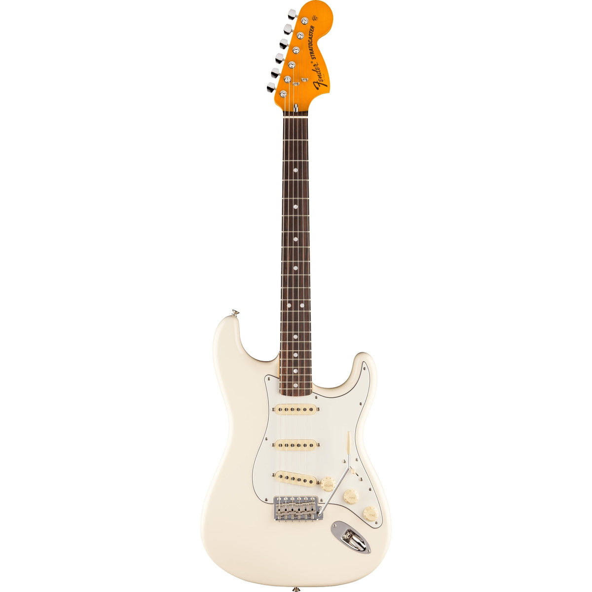 Fender American Vintage II 1973 Stratocaster Electric Guitar, Maple Fingerbaord - Olympic White - MusicMarket