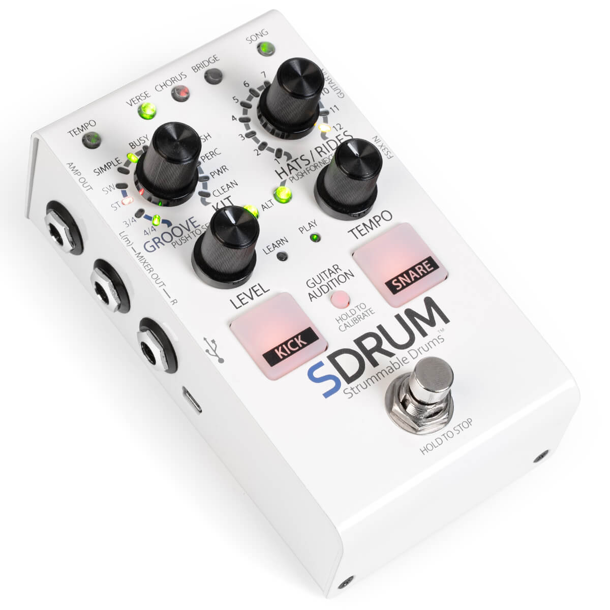 Digitech SDrum Strummable Drums Guitar Effects Pedal - View 4 | MusicMarket
