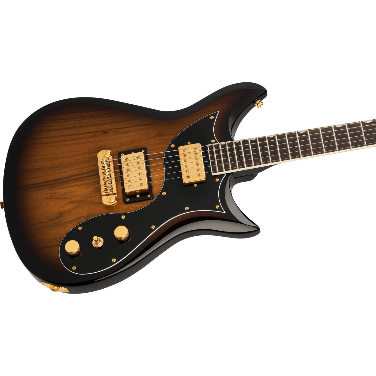 Gretsch Limited Edition Electromatic Black Limba CVT Electric Guitar - Sunburst - View 4 | MusicMarket