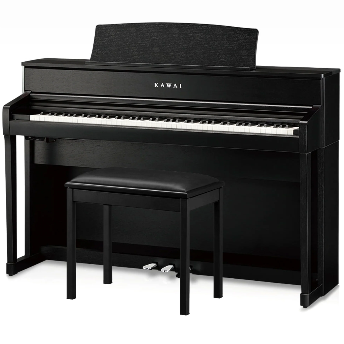 Kawai CA701 Digital Piano with Bench - Satin Black - View 6 | MusicMarket