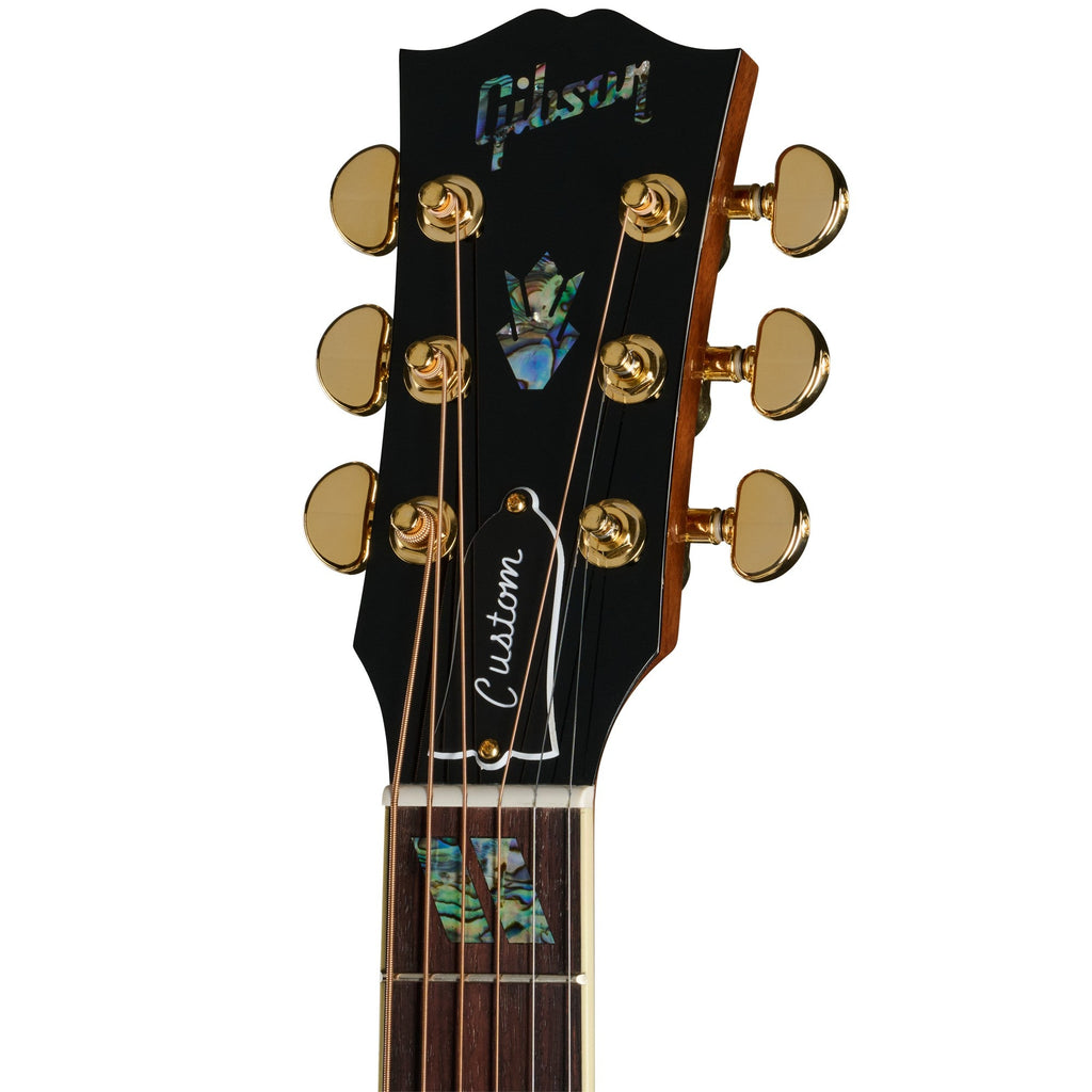 Gibson Custom Shop Hummingbird Elegant Koa Acoustic Electric Guitar - Honey Burst - View 5 | MusicMarket