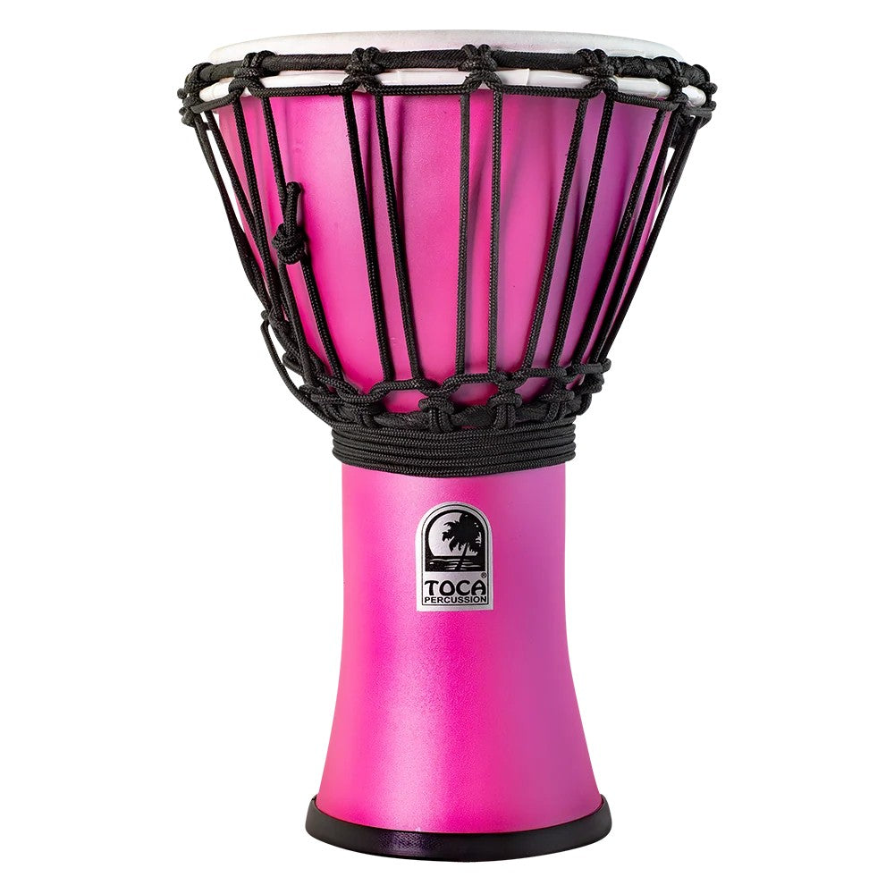 Toca 7-Inch Freestyle Colorsound Djembes - Matte Series - Set of 6 - View 5 | MusicMarket