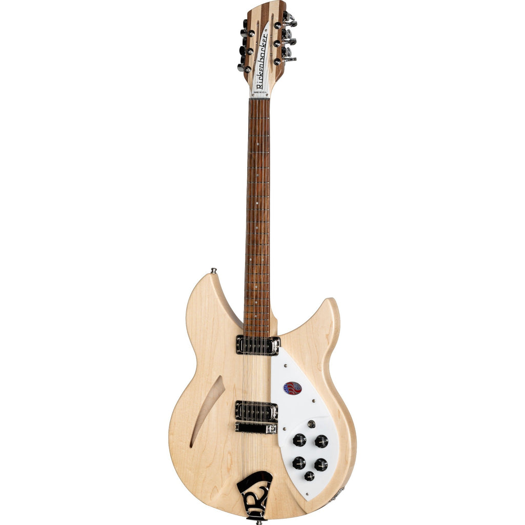 Rickenbacker 330 12 String Hollowbody Electric Guitar - Maple Glo Natural - View 7 | MusicMarket