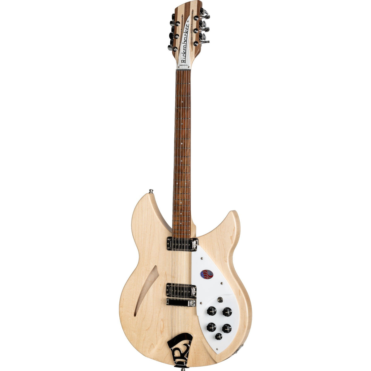 Rickenbacker 330 12 String Hollowbody Electric Guitar - Maple Glo Natural - View 7 | MusicMarket