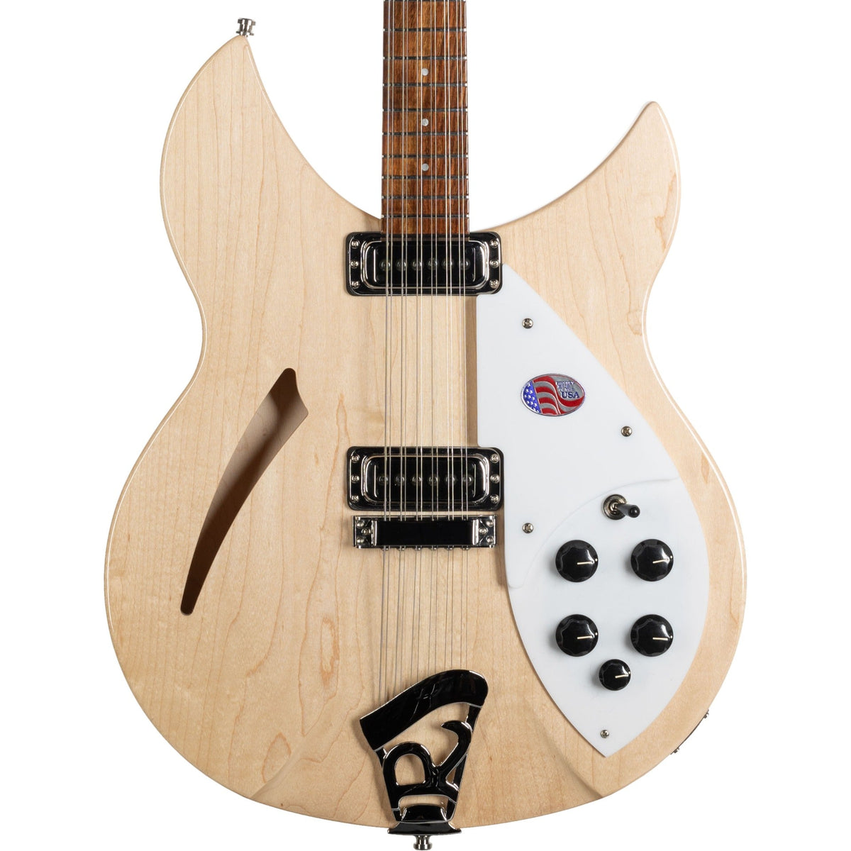 Rickenbacker 330 12 String Hollowbody Electric Guitar - Maple Glo Natural - View 2 | MusicMarket