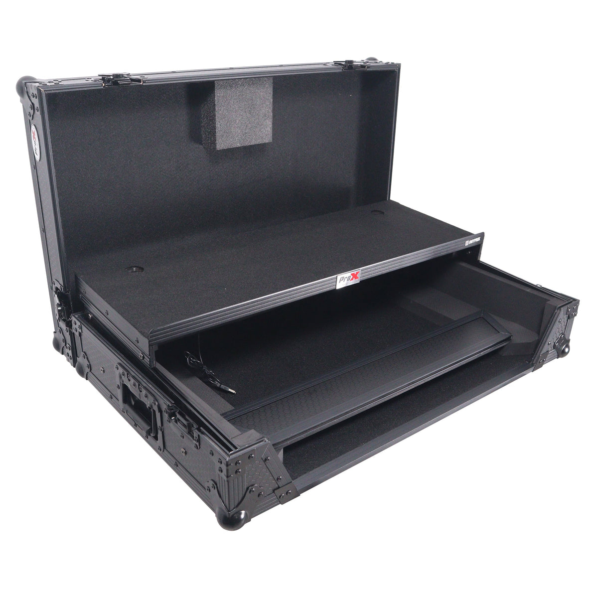 ProX XS-HIT7WLTBL LED ATA Flight Case for Hercules T7 - Black - View 3 | MusicMarket