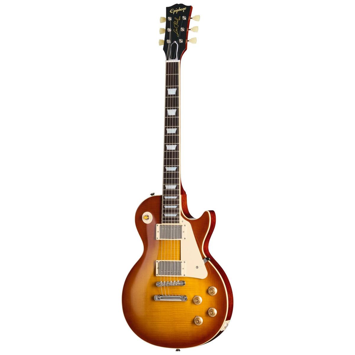 Epiphone 1959 Les Paul Standard Reissue Electric Guitar - Golden Poppy Burst - MusicMarket