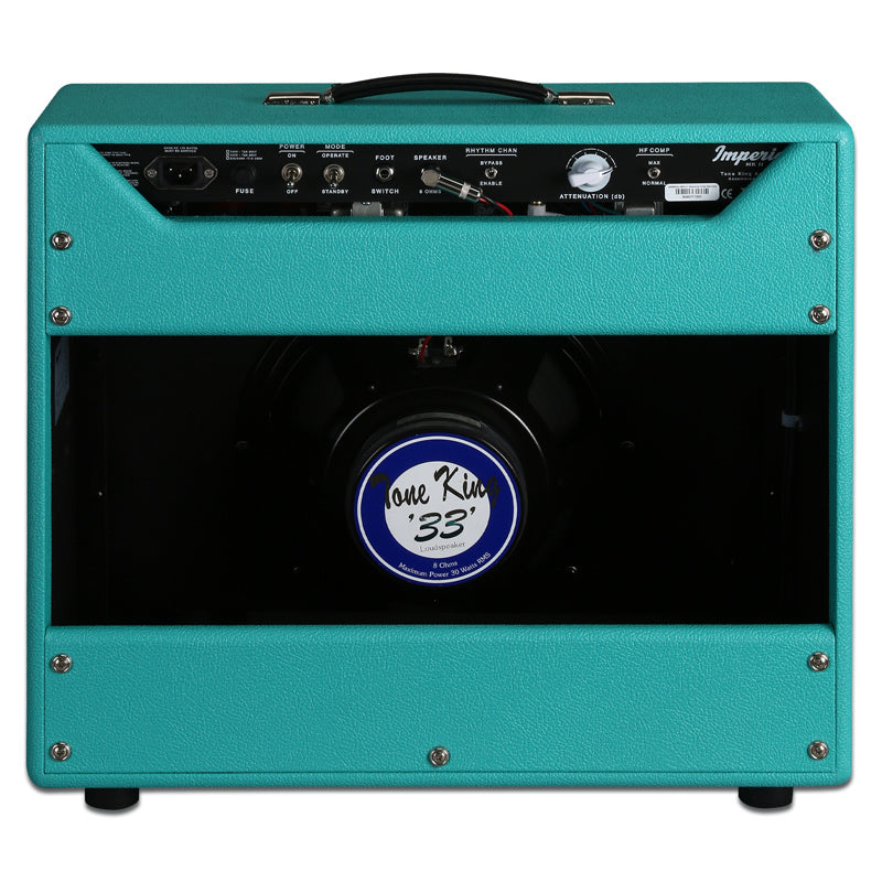Tone King Imerpial MK II 20-Watt 1x12 Tube Combo Electric Guitar Amplifier - Turquoise - View 3 | MusicMarket