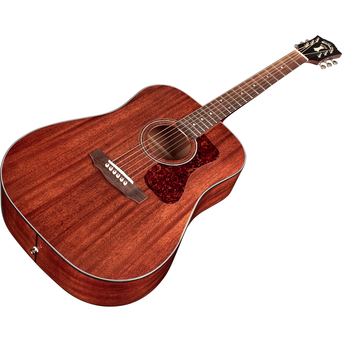 Guild D-120 Solid Dreadnought Westerly Acoustic Guitar, Natural - View 5 | MusicMarket