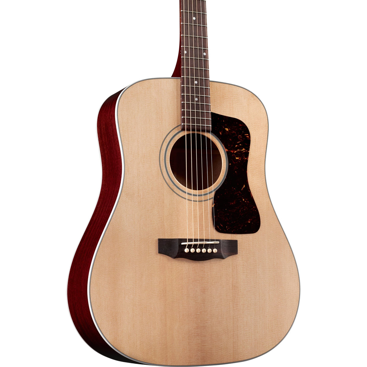 Guild D-40 Dreadnought USA Acoustic Guitar, Natural - View 7 | MusicMarket