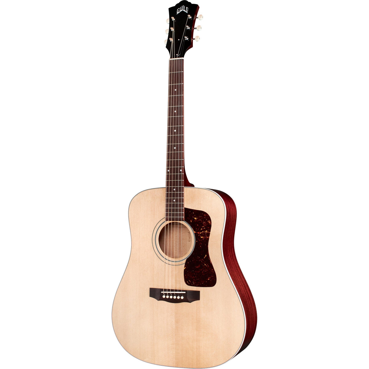 Guild D-40 Dreadnought USA Acoustic Guitar, Natural - View 4 | MusicMarket