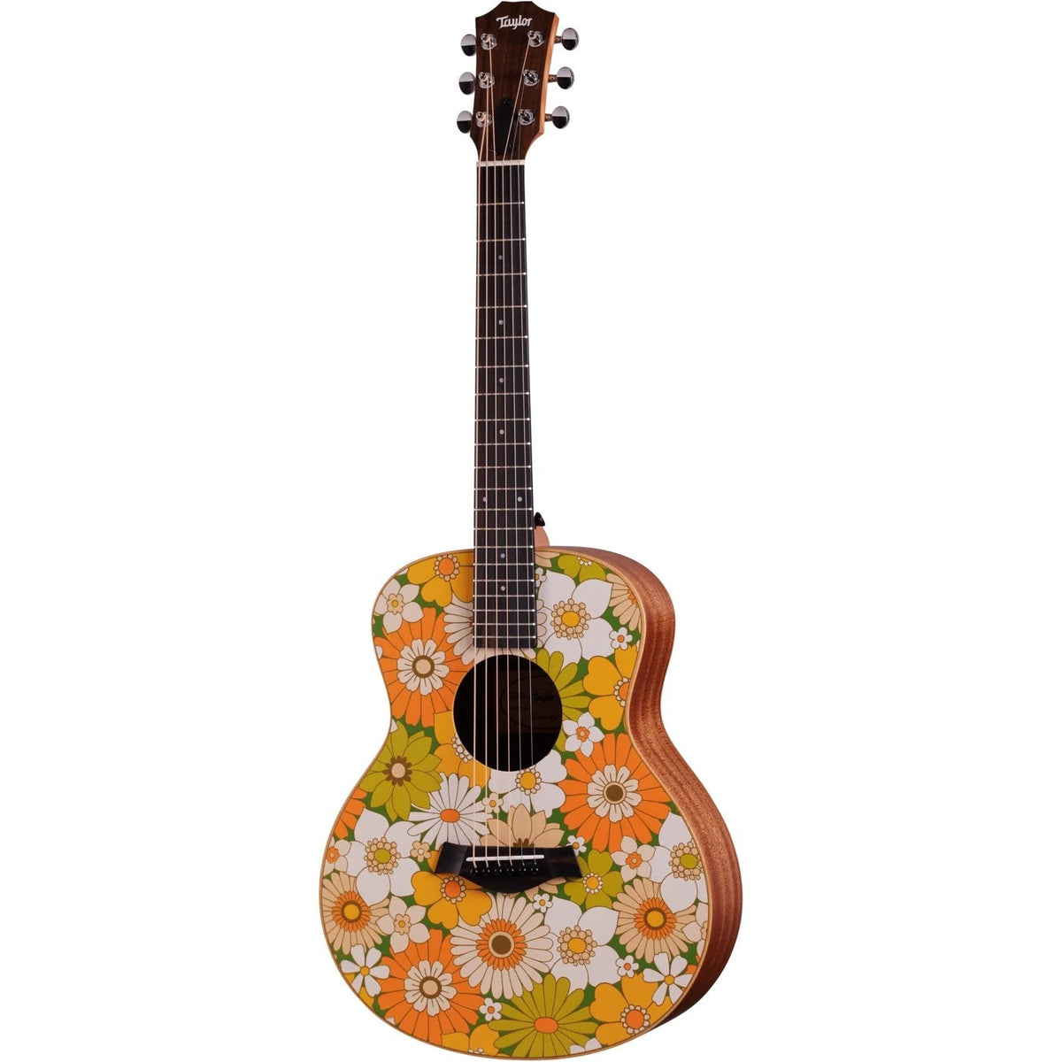 Taylor Special Edition GS Mini-e Acoustic Electric Guitar - Floral Green - MusicMarket