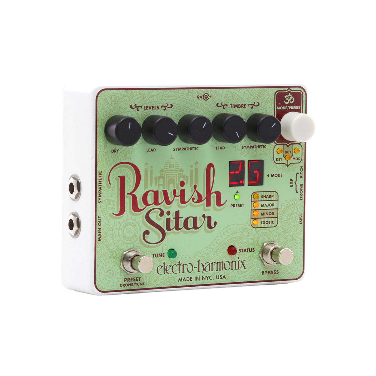 Electro-Harmonix Ravish Sitar Emulation Pedal - View 2 | MusicMarket
