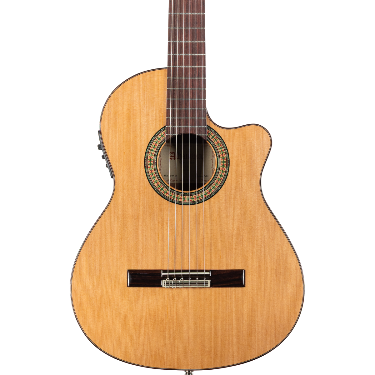Alhambra 3C CW E1 Classical Acoustic Electric Guitar - Natural - View 5 | MusicMarket