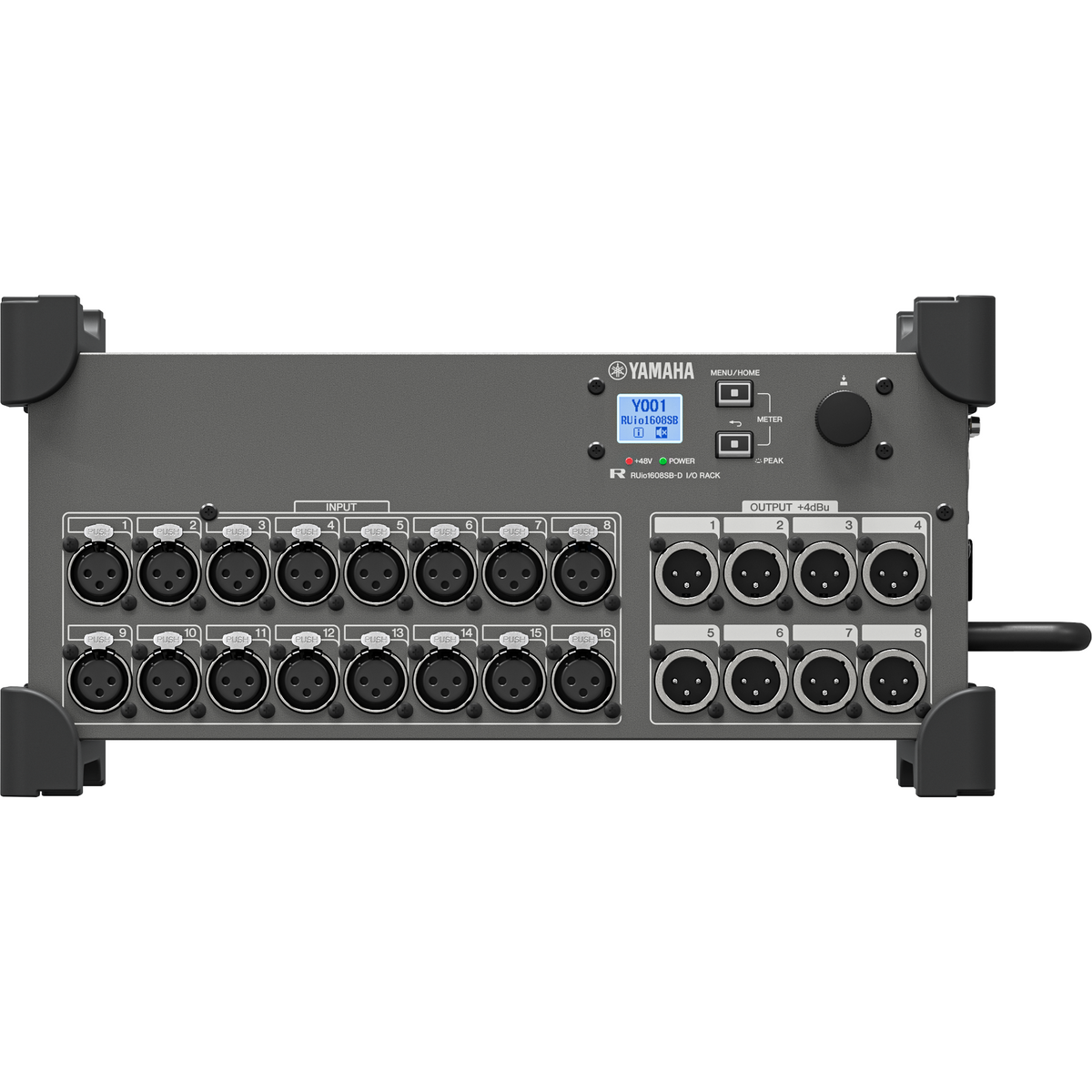 Yamaha RUIO1608SB-D 16-Input/8-Output Dante Stage Box - MusicMarket