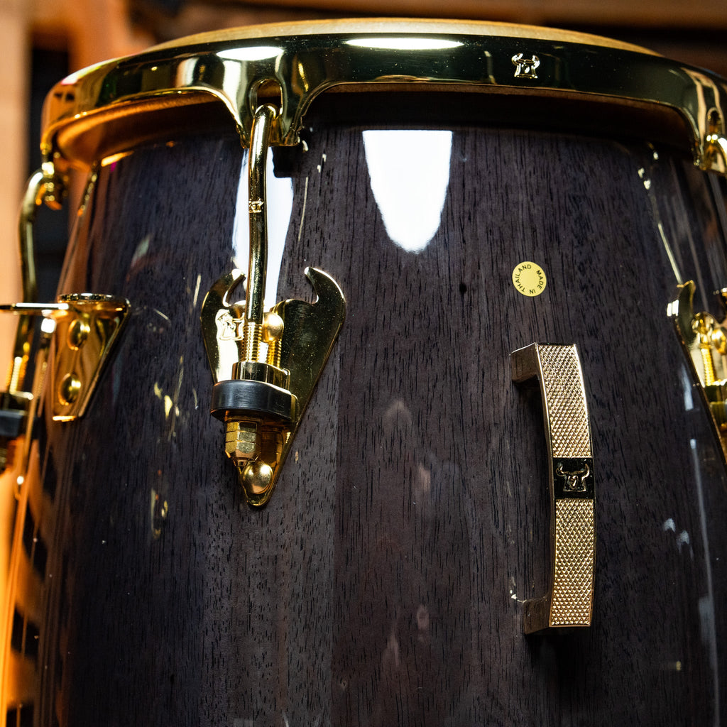 LP 12 and 1/2-Inch Matador Tumba, Siam Oak - Black with Gold Hardware - CHUCKSCLUSIVE - View 9 | MusicMarket