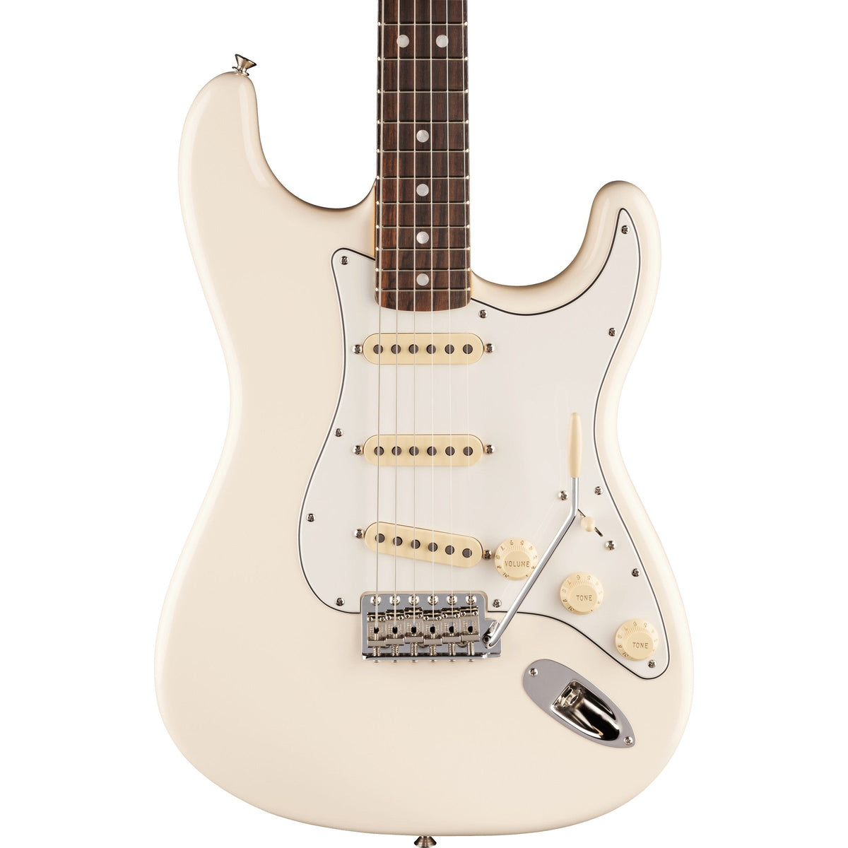Fender American Vintage II 1973 Stratocaster Electric Guitar, Maple Fingerbaord - Olympic White - View 3 | MusicMarket
