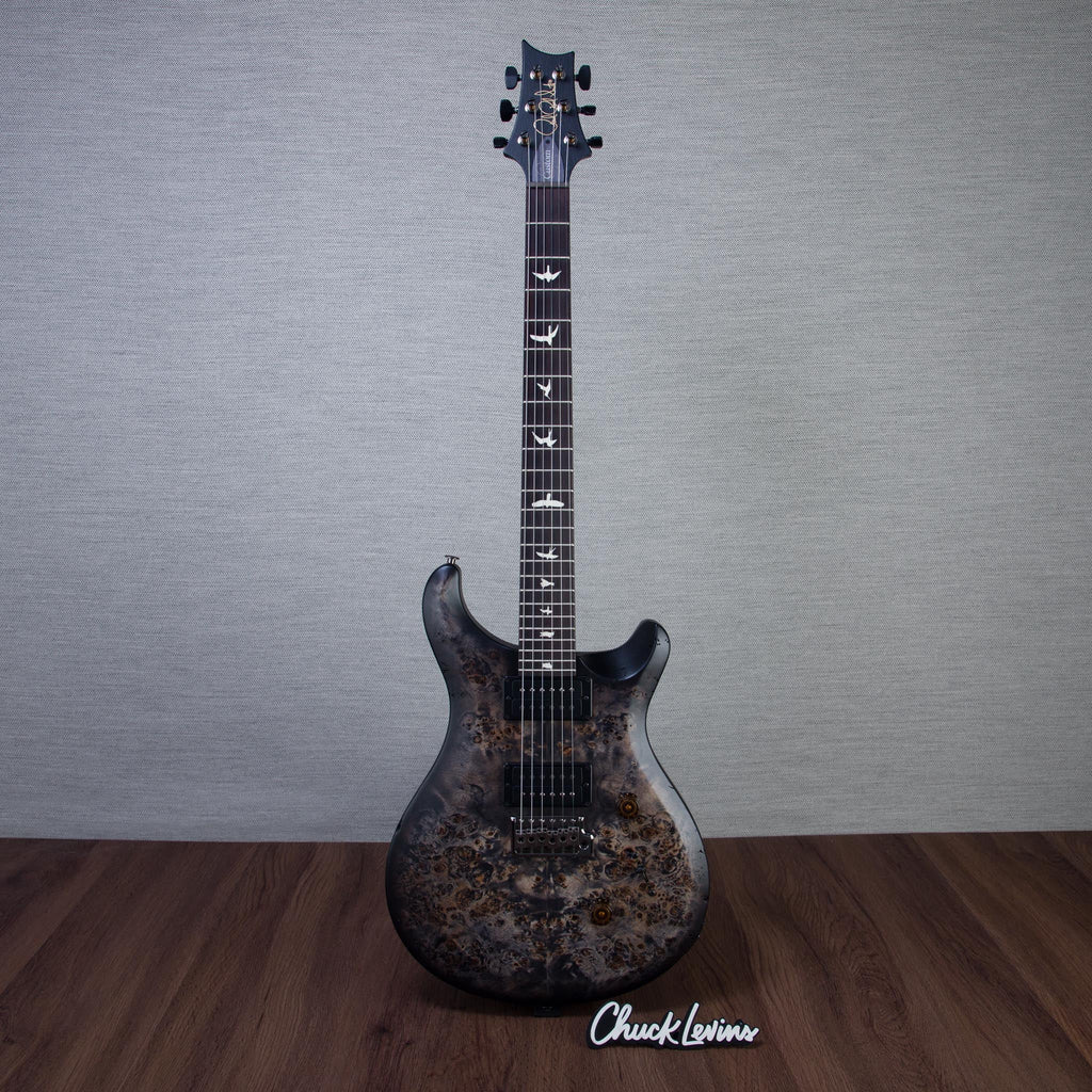PRS S2 Custom 24 Poplar Burl Electric Guitar - Charcoal Burst - #S2089068 - View 2 | MusicMarket